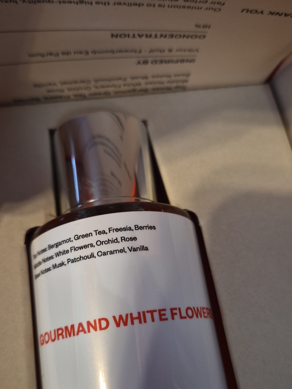 Gourmand White Flowers Dossier Nwt